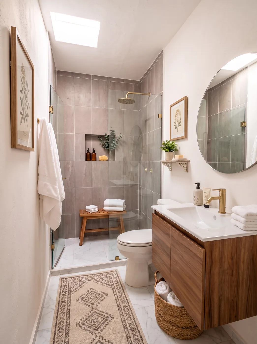 Baño principal del modelo Canarias